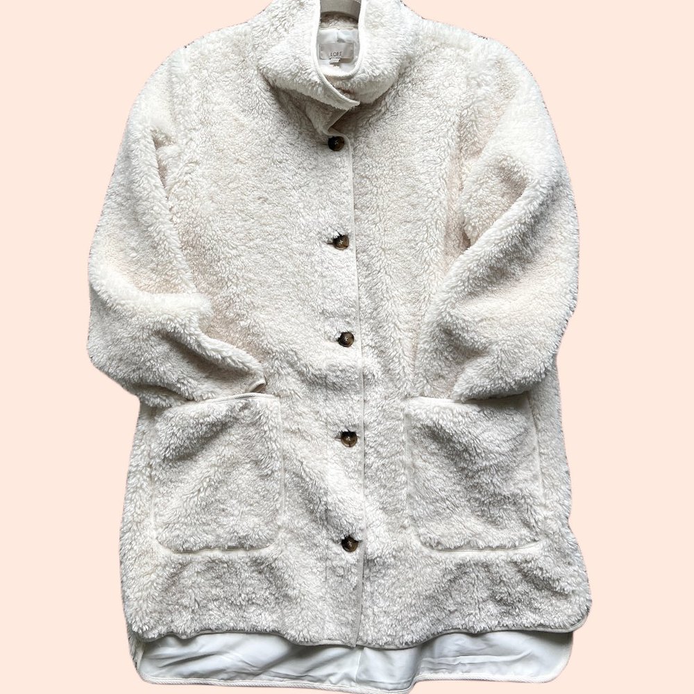 Sherpa Funnel Neck Coat